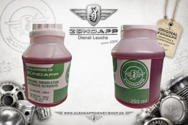 Zündapp Automatic ATF Getriebeöl – mineralisch – 250 ml  Hochwertiges mineralisches ATF-Getriebeöl speziell für Zündapp Mofas und Mopeds mit Automatikgetriebe.